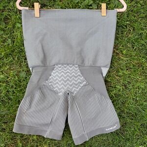 SANKOM‎ Slimming Shaper Shorts L-XL Gray Bamboo Compression High Waist Swiss